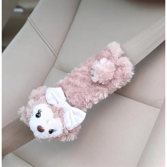 Japanese Anime Headrest For Car Chair Kawaii Seat Belt Cover Shoulder Pads Cartoon Melodyed Kuromied Plush Toys Gift For Girl