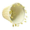 thumbnail image 3 of Royal Designs, Inc. Clip on Ruche Pleated Empire Chandelier Lamp Shade Flame Clip Fitter, CSO-1034-5EG, 3 x 5 x 4.5, Eggshell, 1 Pack, 3 of 5
