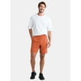 thumbnail image 2 of Athletic Works Men's and Big Men's Mixed Media Tennis Shorts, 8" Inseam, Sizes S-3XL, 2 of 5