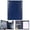 Blue, variant on Multifunctional Business Folder, Faux Leather Portfolio Folder Binder, Legal Pad Holder for A4 Letter Size Notepad, Resume, Writing Pad, Ideal Organizer for Business Office Conference(Black)