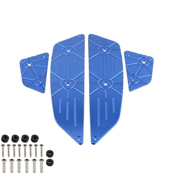 Placa reposapiés para motocicleta, almohadillas apoyo para los pies, cubierta, accesorios para motocicleta, repuestos, pieza repuesto para Azul