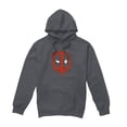 thumbnail image 1 of Deadpool  Adult Painted Logo Hoodie, 1 of 6