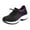 Dark Purple #13, variant on Vamuko Womens Platform Sneakers 2025 Orthopedic Air Cushion Slip on Sneakers Wedge Plantar Fasciitis Relief Knit Sneakers Thick Bottom Stretch Walking Shoes Black 10
