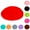 5Pcs Non-Slip Round Bath Mat Under $5 a1, variant on Iuhan Round Bath Mat, Non-Slip Soft Coral Fleece Floor Rug, Shower Bathroom Bedroom Kitchen Anti-Skid Circular Carpet Pad for Home Decor