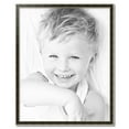 thumbnail image 2 of ArtToFrames 32" x 40" Black Panel With Silver Lip Picture Frame, 32x40 inch Multi Wood Poster Frame (WOM-5093),  Pack, 2 of 7