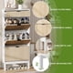 thumbnail image 5 of Shoe almacenamiento gabinete: three flip - top cajones, adjustable estantes para 18 - 24 pairs, space - saving narrow design para entrada, hallway, front door, 5 of 7