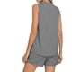 thumbnail image 5 of Camiseta de Manga Corta con Cuello en V para Mujeres con Pantalones Cortos de Bolsillo, Pantalones Casuales Y el Conjunto Superior para las Mujeres, 5 of 5