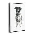 thumbnail image 3 of Stupell Industries Traditional Minimal Dog Drawing Black Framed Giclee Art, 12 x 18, by cartissi, 3 of 8