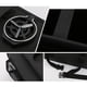 thumbnail image 5 of Organizador de asiento de coche de piel sintética que añade espacio extra. Bolsa de almacenamiento apta para pañuelos y teléfono. Negro rojo, 5 of 7