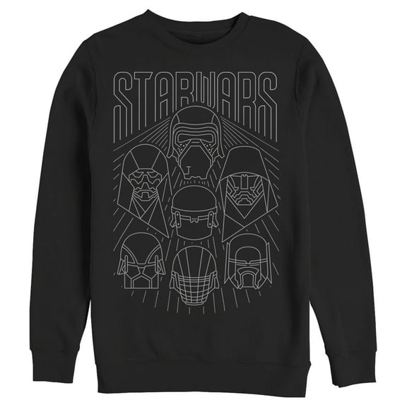 Men's Star Wars: The Rise of Skywalker Dark Side Streak Sweatshirt Black 2X Large