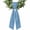 Blue, variant on Navy Blue Wreath Sash for Front Door, Vintage Country Monochrome Farmhouse Wreath Bow Holiday Garland Ribbon Wreath Accessories for Home Yard Porch Doorway Fall Christmas Decorations Gifts