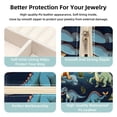 thumbnail image 3 of Dinosaur Travel-Portable Square Jewelry Organizer Storage Box - Rings, Earrings, Necklaces, and Bracelets Holder for Girls and Women, 3 of 6