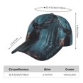 thumbnail image 2 of Rateoe Mystical Forest Elk Pattern Men’s Baseball Cap – Adjustable Curved Brim Hat, Soft Cotton Sports Cap for Outdoor, Casual, and Everyday Wear, Comfortable & Breathable, 2 of 6