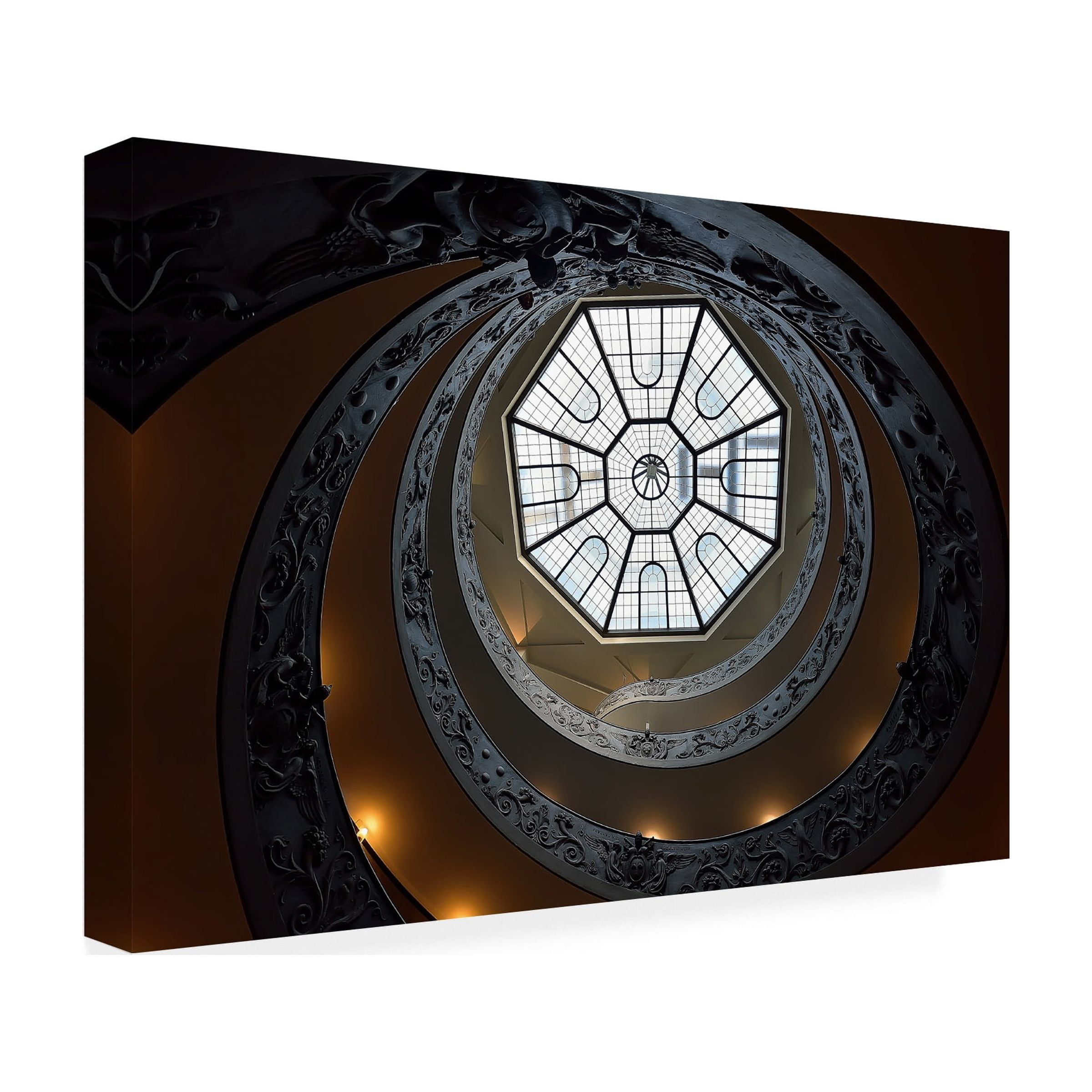 Edoardo Gobattoni 'The Double Helix Staircase' Canvas Art