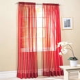 thumbnail image 3 of SPRING PARK Pure Sheer Curtain Voile Net Window Screening Curtains Drape Panel Tulle, 3 of 4