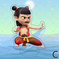 thumbnail image 2 of Soporte de escritorio acrílico de alto valor con dibujos animados de Nezha, lindo y divertido, 2 of 2