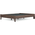 thumbnail image 3 of Signature Design by Ashley Casual Calverson Queen Platform Bed  Mocha, 3 of 8