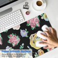 thumbnail image 4 of Long Mouse Pads for Desk,Pioneer Flower Floral Print Pattern Desk Mats on Top Of Desks, Desk Mouse Pad Extra Large with 3mm Non-Slip Base and Stitched Edge for Gaming,Office,Work,Home 35.4"x15.7", 4 of 6