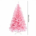 thumbnail image 2 of JWshufel 6.9ft Pink Artificial Christmas Tree Pre Wired Artificial Christmas Tree Features 1000 Branches Removable Metal Stand Foldable Base Easy to Set up and Store Ideal for Home Christmas Decor, 2 of 6