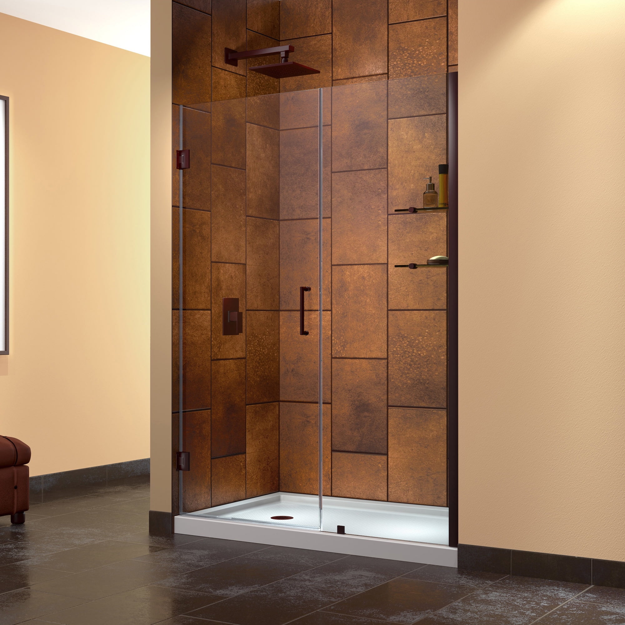 Dreamline Unidoor 57 Inch Min To 58 Max Frameless Hinged Shower Dreamline Unidoor 57 Inch Min To 58 Max Frameless Hinged Shower Door Com