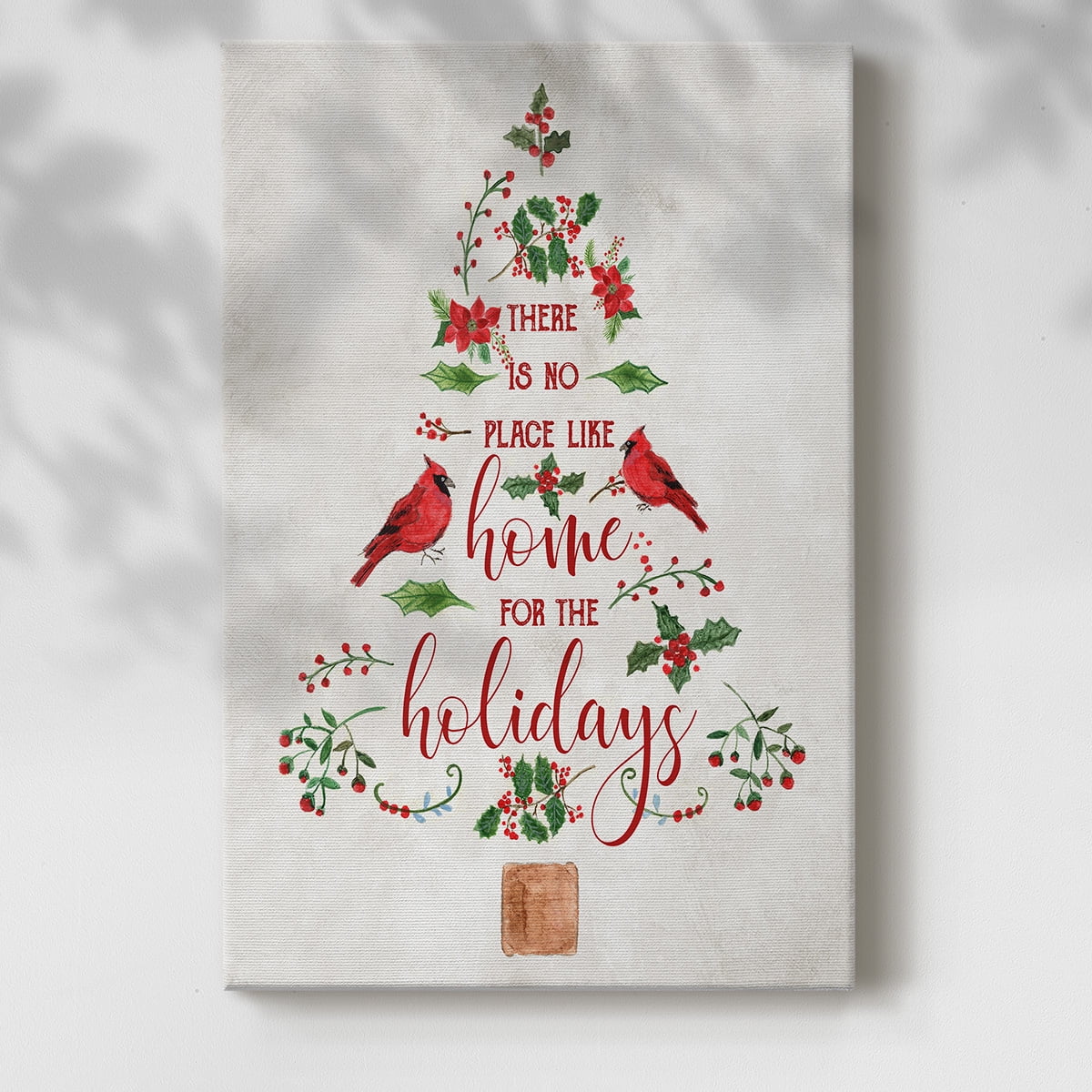 Home for the Holidays Tree- Gallery Wrapped Canvas