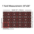thumbnail image 3 of jejeloiu Wave Stripes Lines Fabric by the Yard 1 Yard,Modern Geometric Aesthetic Home Decor Fabric by the Yard,Red Gray Geometric Sewing Fabric For Children,Microfiber Bedroom Decor, 3 of 6