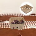 SEXAGESIMO 50pcs Berry Basket Pulp Fiber Produce Container for Fruits and Vegetables