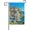 Multi, variant on ALAZA Italy Sea Coast Landscape Decorative Double Sided House Flag 28 x 40 inch
