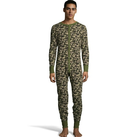 Hanes Men's Big and Tall Camo Waffle Knit Thermal Union Suit 3X-4X - 125449