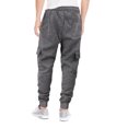 thumbnail image 2 of Men's Casual Jogger Pants Slim Fit Sport Fitness Gym Fitness Workout Sweatpants (Heather Grey, M), 2 of 3