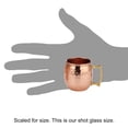thumbnail image 2 of Modern Home Authentique Tasse Mule en Cuivre Massif Martelé Moscow 2-Oz Verre à Shot - Ensemble de 2, 2 of 2