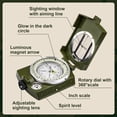 thumbnail image 3 of INMAKER Compass, Compass Hiking with Survival Whistle, Luminous Compass Gift for Kids, Apply to Outdoor Survival, Camping and Navigation, 3 of 6