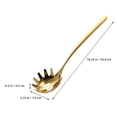 thumbnail image 3 of 2 cucharas de acero inoxidable para pasta, espaguetis, prácticas cucharas para espaguetis para el hogar., 3 of 7