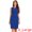 Royal Blue, variant on V Neck Work Sleeveless Bodycon Mid-Length Pencil Dress S Solid Black