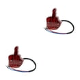thumbnail image 1 of Speravity Unique Middle Finger Motorcycle Taillight Tail Lamp 12V LED Light Rear Brake Tipo 1 2piezas, 1 of 1