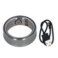 thumbnail image 2 of Smart Ring Sleep Tracking IP68 Waterproof Exercise Monitoring Magnetic Charging Wearable Fitness Tracker Blue #23, 2 of 5