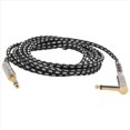 thumbnail image 5 of Cable de Guitarra Cables de Instrumentos de 10 Pies Cable de Amplificador de Guitarra Eléctrica Cable de 6,35 mm con Conector Chapado en de 1/4 de Pulgada con Red Trenzada, 5 of 5