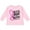 AD-Pink, variant on Inktastic Never Stop Fighting Breast Cancer Awareness Boys or Girls Long Sleeve Toddler T-Shirt