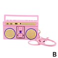 thumbnail image 5 of Mini Retro Acrylic Radio Keychain with Recording and Playing Function, Ideal as Girlfriend or Couple Gift, 5 of 9