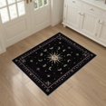 thumbnail image 3 of ODIKA Boho Gothic Phase Vintage Border Distressed Astrology Scroll Round Flowing for Bedroom, Bedside, Nursery, Pet Friendly & Kids Safe, 3 of 7