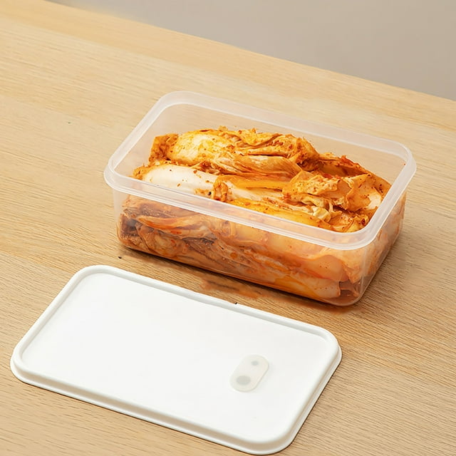PEONAVET Kitchen Fresh Boxs Kitchen Grande Capacité Boîte de Kimchi Boîte Scellée de Conservation Fraîche Boîte de Qualité Alimentaire Boîte de Rangement Spéciale pour Réfrigérateur avec Couvercle Boîte de Légumes Froids