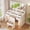 White, variant on Makeup Vanity Desk with Lights and Mirror, Glass Top Vanity Set with Power Outlet, 3 Lighting Modes, Adjustable Brightness, Dressing Table for Bedroom, White