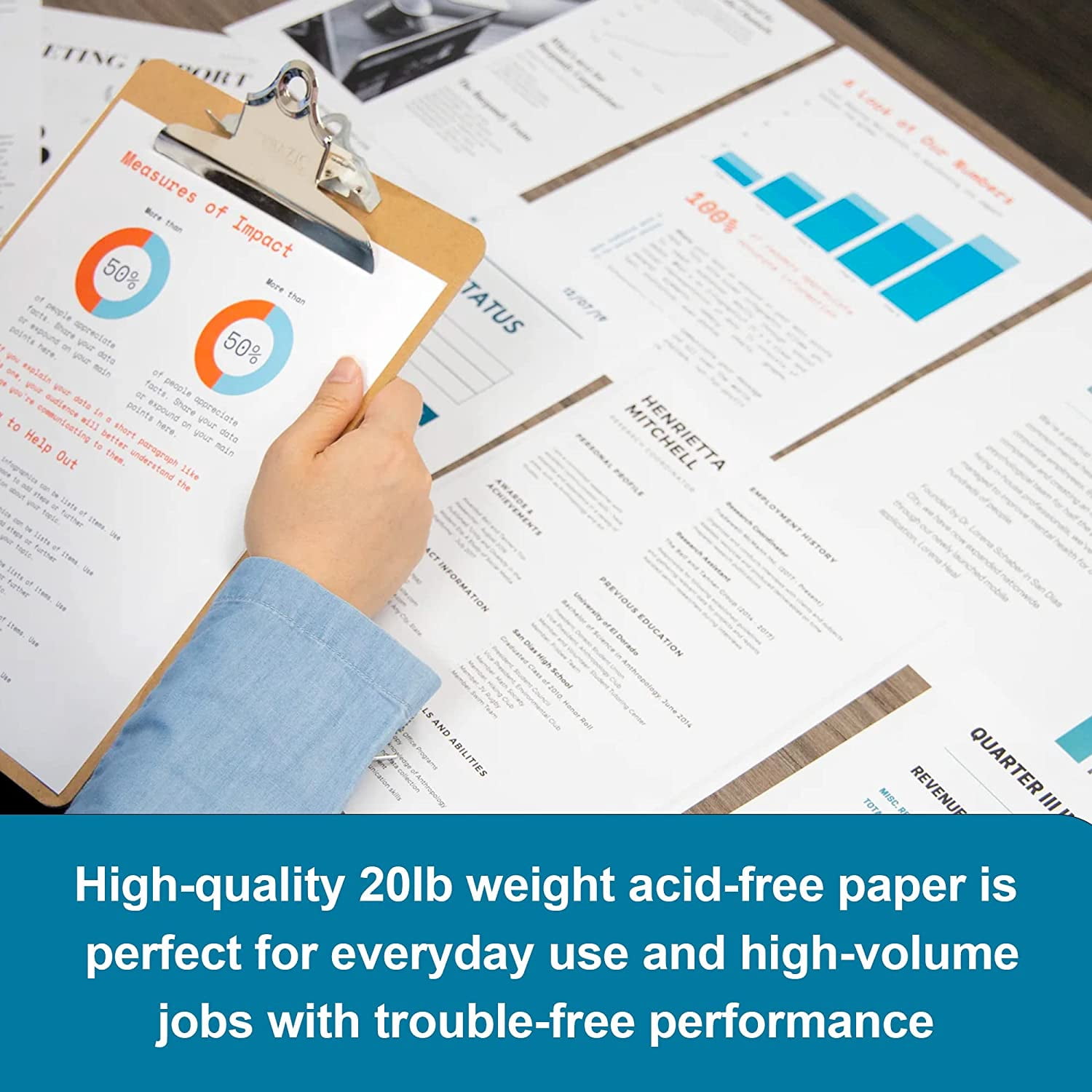 Tree Free Copy Paper 8.5 x 11, 92 Bright, 20 lb. Made from Sugarcane Waste Fiber Carbon Neutral 10 Reams 5000 Sheets
