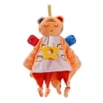 thumbnail image 2 of Manta para apaciguar el sueño.,Manta de seguridad para bebé con etiquetas de juguete,Juguete sensorial Confort Apaciguar Toalla Lovey Soft,Manta linda Manta de peluche,Toalla tigre naranja, 2 of 10