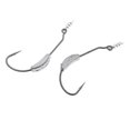 thumbnail image 3 of 5Pcs Pondérés Large Gape Weedless Crochet Swimbait avec Cente, 7g, 3 of 7