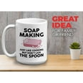 thumbnail image 2 of Soap Maker Mug White 15oz - Just Like Cookin but - Soap Maker Soap Making Handmade DIY Fragrance Soap Bar, 2 of 7
