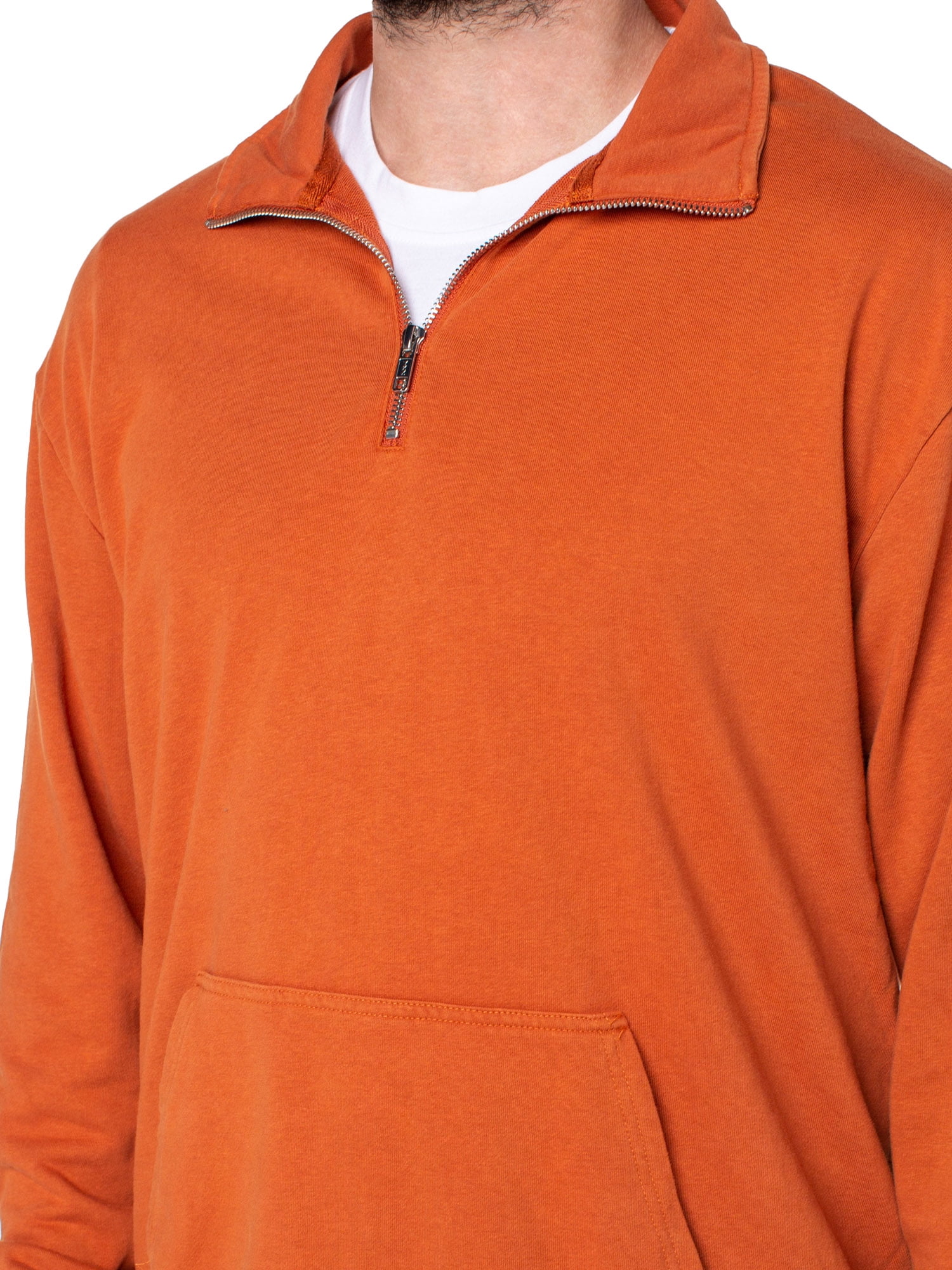 No Boundaries Men’s & Big Men's 1/4 Zip Sweatshirt, Sizes XS-3XL