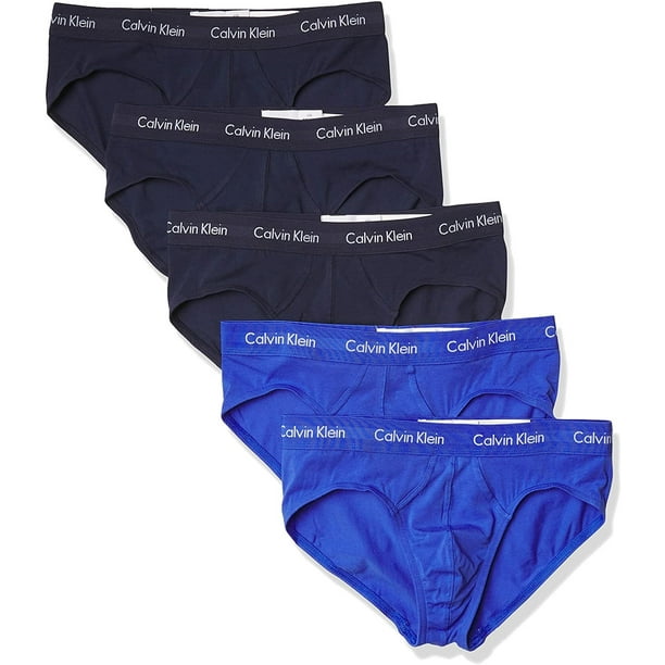 Calvin Klein Men Underwear 6Pack Classic Fit Cotton Hip Briefs, Black