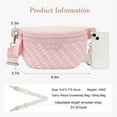 thumbnail image 6 of Tinyat Crossbody Fanny Pack for Women Fashional Waist Bag with Adjustable Strap Purse for Party, Dating and Shopping, 6 of 7