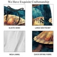 thumbnail image 4 of luoweisi Men's Beach Shorts Quick Dry Swim Trunks with Mesh Lining Sea Turtle L, 4 of 5